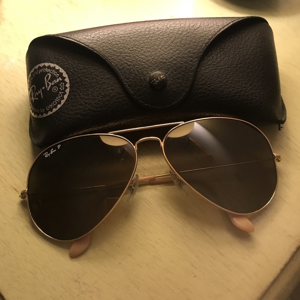 Polarized Ray•Ban Aviators 🍑